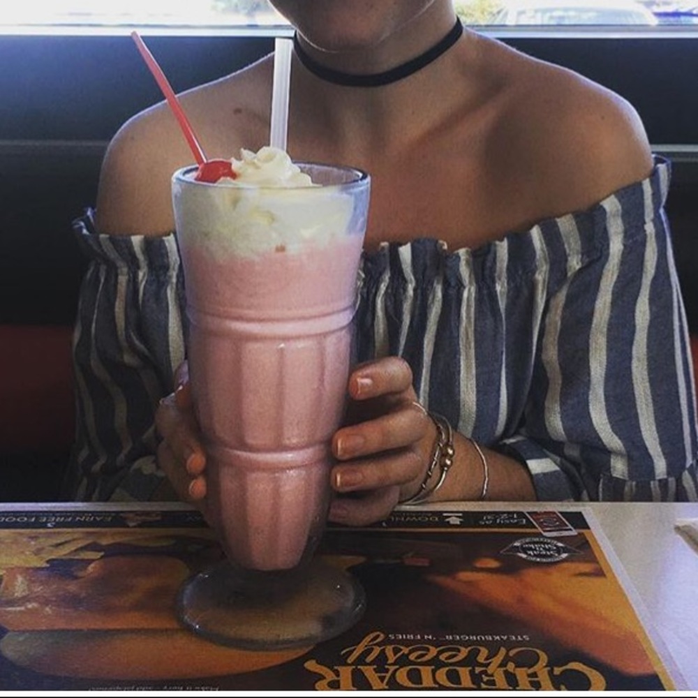 Striped Off the Shoulder Top